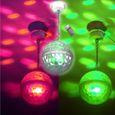 Pack de 3 jeux de lumière Double effet ASTRO CRYSTAL + téléc PA DJ SONO MIX LED idéal soirée mariage anniversaire bar club disco-3