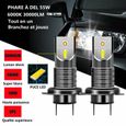 Auto Ampoule Lampe H7 Phare LED CREE 5050 CSP 30000LM 6000K - 2 pcs-3