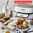 TEFAL Machine à gâteaux intelligente, 5 programmes précis, Moule antiadhésif, 6 moules à muffins Creabake, Cake Factory KD804910-3