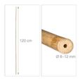 Relaxdays Tiges en bambou 120 cm, en bambou naturel, bâtons en bambou comme tuteur ou décoration, pour bricoler, couleur --3