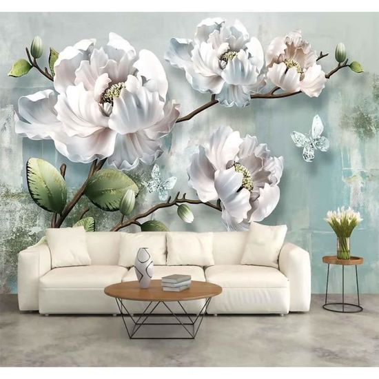 GQLIDDAOE La Fleur De La Fleur De Lotus 3D Effet Tapisserie