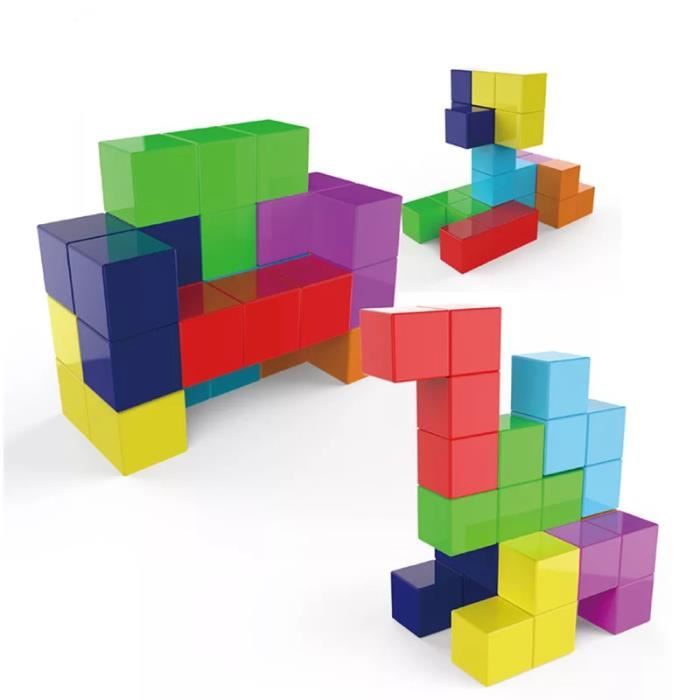 Bloc de construction magnétique - Cube magnétique pour enfant – L'Enfant  Malin