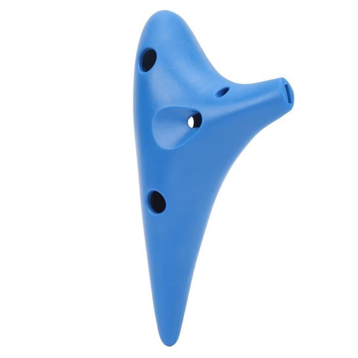 Zerone Instrument à vent Ocarina Ocarina 12 trous en plastique portable  instrument à vent bleu pour débutant professionnel - Achat / Vente flûte  traversière Zerone Instrument à vent 