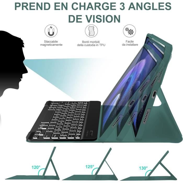 Étui Clavier Logitech Create Pour IPad Pro 12.9" (rétro-éclairé, AZERTY FR, Argent)