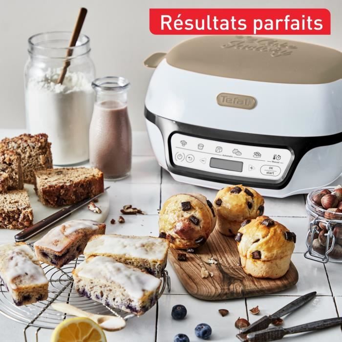TEFAL Machine à gâteaux intelligente, 5 programmes précis, Moule  antiadhésif, 6 moules à muffins Creabake, Cake Factory KD804910 - Cdiscount  Electroménager