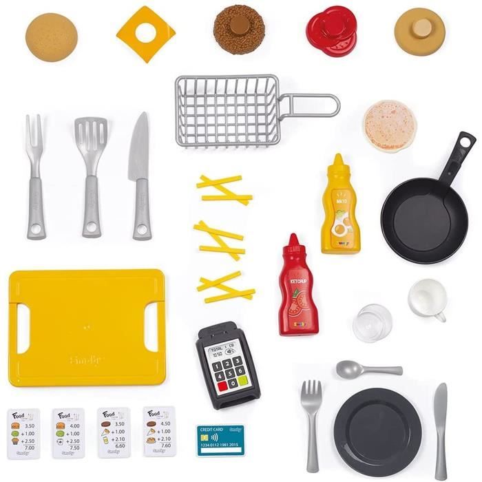 Smoby Cuisine Bon Appetit - 23 Accessoires - Effet sonores