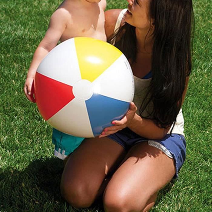 Ballon de Plage Gonflable Multicolore Jeux Piscine Sport enfants et grands
