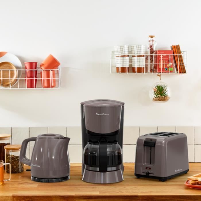 Cafetière Aro CM1216 1,25 L 870 W - Machine à Café Filtre Avec Maintien Au Chaud Et Anti-Gouttes