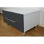 Table De Chevet En Bois Coloris Blanc Bleu Gris H 25 X L 60 X P