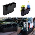 Support porte-gobelet noir voiture portable multifonction-0