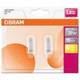 OSRAM - LED capsule 1,8W G4 blanc chaud - Lot de 2-0