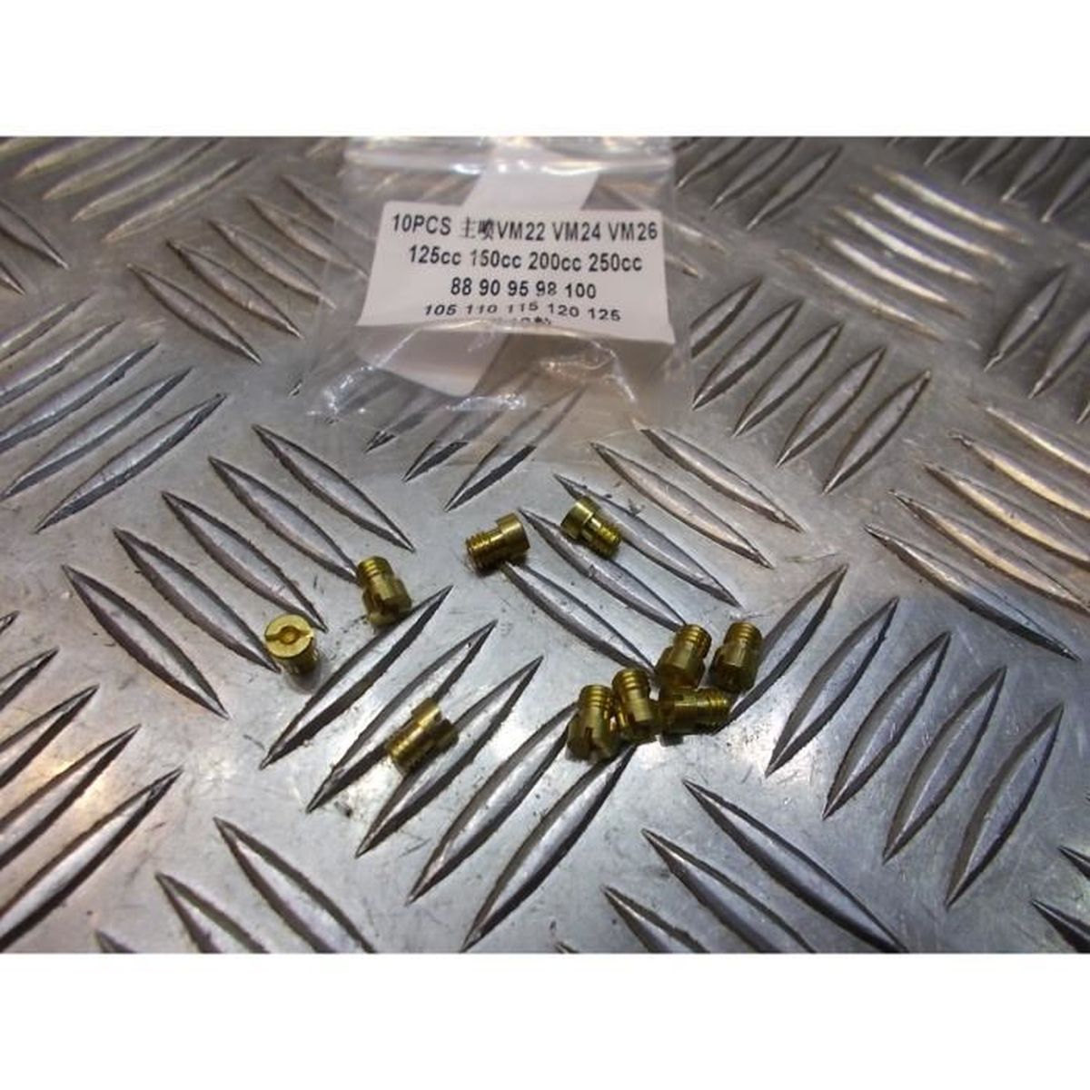 Carburateur Düsenset 5 Mm 10 Pièce 60-82 pour DELLORTO PHBG/SHA Carburateur Set