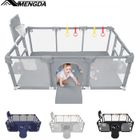 Enfants Parc-MENGDA-Enclos pour bébé-Avec protection des coins, 50 balles, 4 anneaux de traction,4 ventouses-180×120×66cm