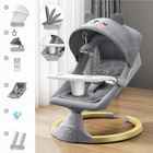 ACELIFE Balancelle Bébé Électrique avec télécommande - Transat balancelle 5 Vitesses de Balancement - balancoire bebe 12 Berceuse mélodies