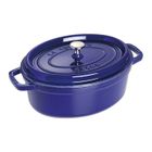 STAUB Cocotte Fonte Emaillée Ovale Bleu Intense 29cm …