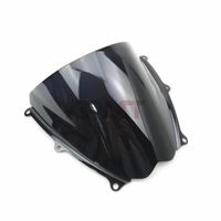 (Noir) Motorcycle Vent déflecteurs de pare-brise en verre pour le pare-brise pour 2007 2007 Suzuki gsxr1000 gsxr 1000 k7 k8