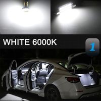 (Blanc 6000K)AENVTOL 6 pièces Canbus accessoires intérieurs de voiture lumière LED pour citroën Xsara Picasso