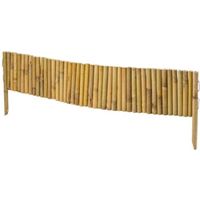 Bordure de jardin en bambou - PROVENCE OUTILLAGE - 35x100cm - Couleur de tige irrégulière