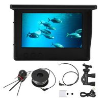 détecteur de poisson sous-marin à vision nocturne Caméra de pêche sous-marine 4,3 pouces TN HD Détecteur de poisson