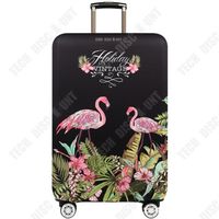 TD® Housse de couverture élastique boîte couverture valise protection valise chariot étui veste épaississement motif flamingo