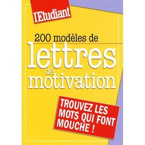 Modele lettre motivation - Achat / Vente pas cher