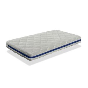 Matelas de berceau pour bébé en mousse respirante matelassée et imperméable Taille 80 x 45 x 4 cm 