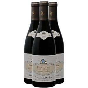 VIN ROUGE Pommard Clos des Ursulines Rouge 2020 - Lot de 3x75cl - Domaine du Pavillon - Vin AOC Rouge de Bourgogne - Cépage Pinot Noir