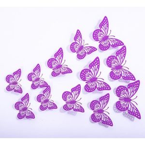 Pack de 12 fleurs 3D chics adhésives miroir violet pas cher - Stickers  Nature discount - stickers muraux - madeco-stickers
