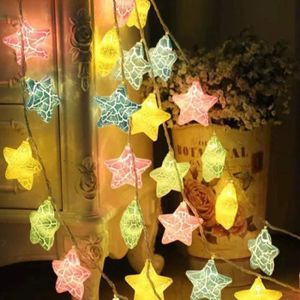 GUIRLANDE D'EXTÉRIEUR Guirlande Lumineuse de Noël Étoile LED - Multicolo