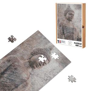 PUZZLE Puzzle Classique 100 pièces Bouddha Debout en Pier