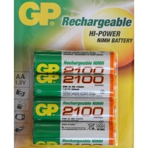 PILES GP Pile rechargeable AA ReCyko+ 4 pcs 1300 mAh 120