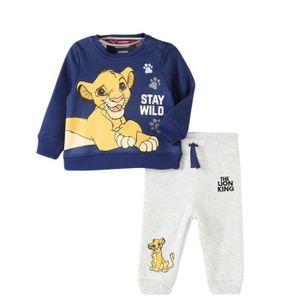 Ensemble de vêtements Disney - Ensemble jogging - DIS KL 51 12 A784 S1-3M - Jogging bebe Le Roi Lion - Bébé garçon