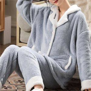 PYJAMA Ensemble de Pyjamas chauds en flanelle pour  costu