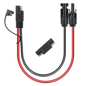 Câble adaptateur MC4 vers DC6530 (mâle)
