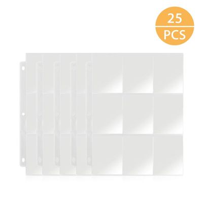 2pcs Classeur A5 Collectionneur De Cartes Avec 30 Paquets De 240 Pochettes De Cartes Couverture De Classeur En Cuir Pu A 6 Anneaux Pour Organiser A Collectionner Les Photos De 92645732