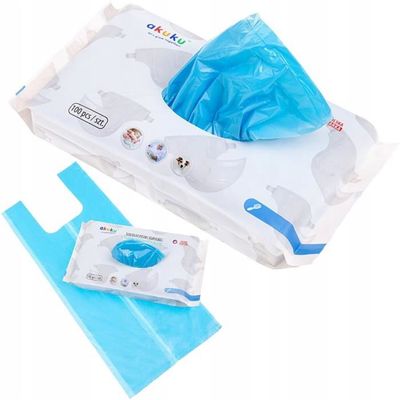 Lot De 600 Sacs à Couches Jetables Parfumés - Poignées Faciles à Nouer Pour Bébé Et Animaux