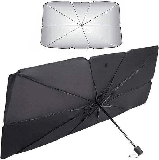 Pare-soleil Voiture Peugeot 208 2024-2025 - Format Parapluie Pliable - Protection UV Et Chaleur - Sac Inclus
