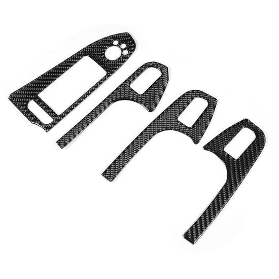Panneau De Boutons De Commutateur De Lève-vitre De Voiture En Fibre De Carbone Pour Conduite A Gauche Lhd Pour E90 Diametre 37 8 Cm Modele D 94975183