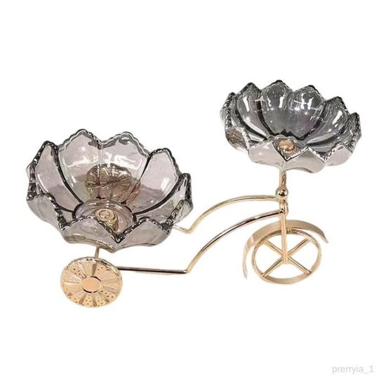 Plateau De Service Rond En Acier Inoxydable - Diamètre 33.5 Cm (M), Poignées Double - Pour Fruits, Apéritifs, Restaurant, Fête - Style Nordique - 10