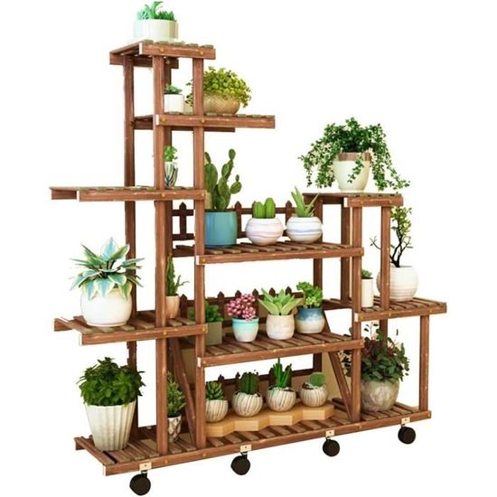 Support Mural Pour Plantes Avec Cadre Photo - 40x30 Cm, Charge 9 Kg, Pour Pots De 7-14 Cm