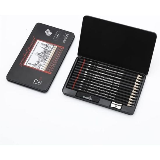 Crayons De Dessin Et Croquis, Esquisse Crayons Set, Kit Dessin Pour Art