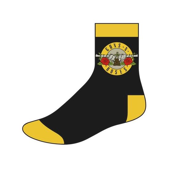 Homme Sous Licence Officielle Guns and Roses Logo Chaussettes