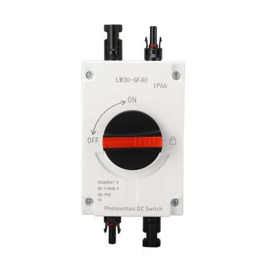 DC1200V 32A 4P PV Interrupteur de déconnexion Solaire