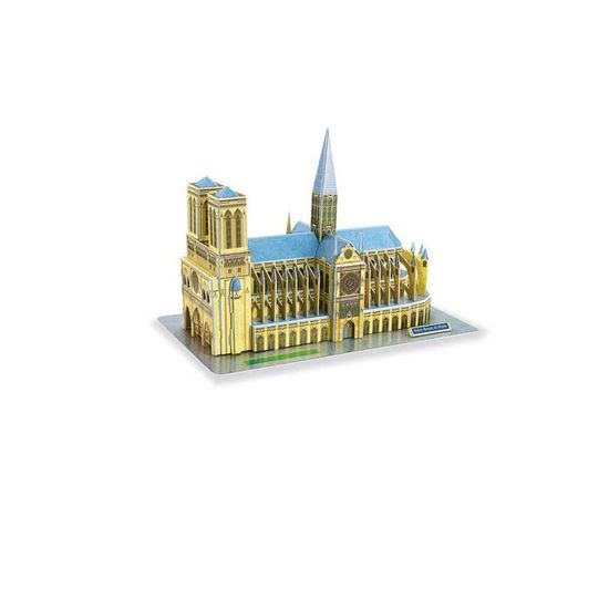 3D Puzzle Notre-Dame De Paris (39 Teile) - Steckmodell Zum Zusammenbauen, 15,5x7x11 Cm