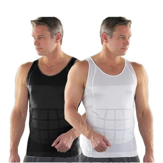 Lot de 2 Debardeur Amincissant Sculptant Homme D bardeur de