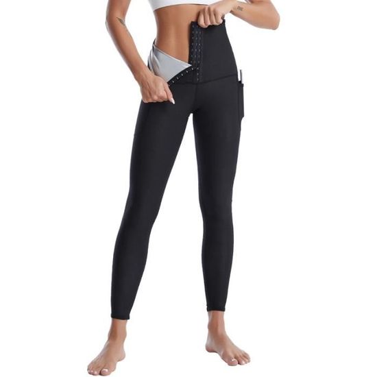 Legging De Sudation Taille Haute – Short Brûle-graisses Anti-cellulite – Effet Ventre Plat, Lifting Fesses – Pour Fitness, Yoga, Jogging