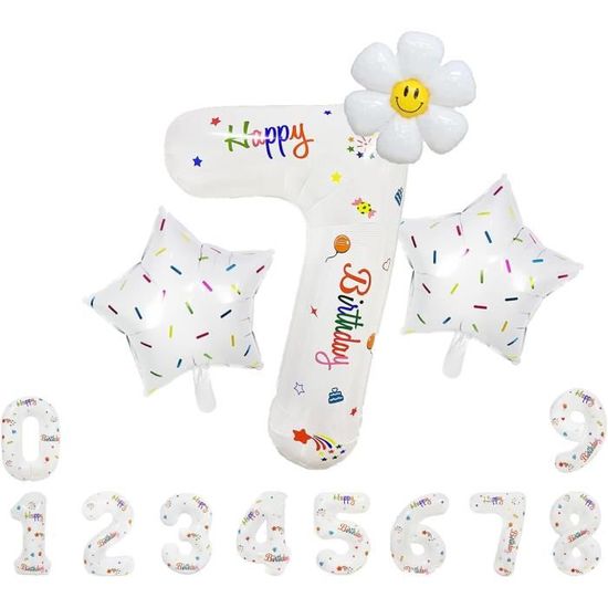 Ballon Chiffre 20 Hélium XXL – 100 Cm, Bleu Foncé, Réutilisable | Pour Anniversaire, Mariage, Photo