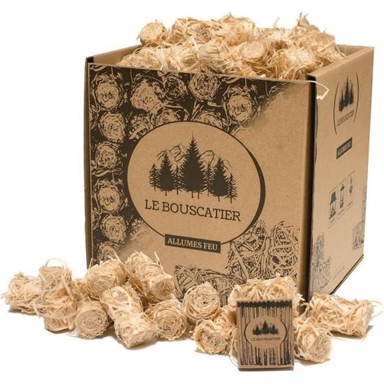 Allume Feu Naturel Cheminée | Laine De Bois écologique | Allumes-feu - Foto 8