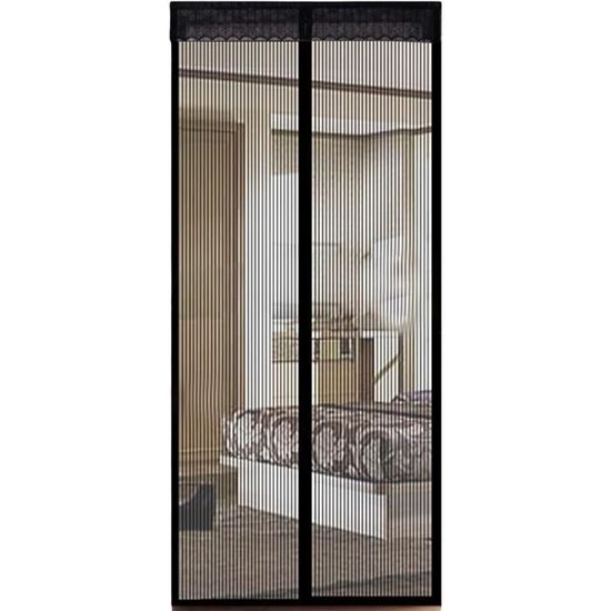 Moustiquaire Aimantée Pour Porte-fenêtre – 100x200 Cm – Blanche – Installation Facile