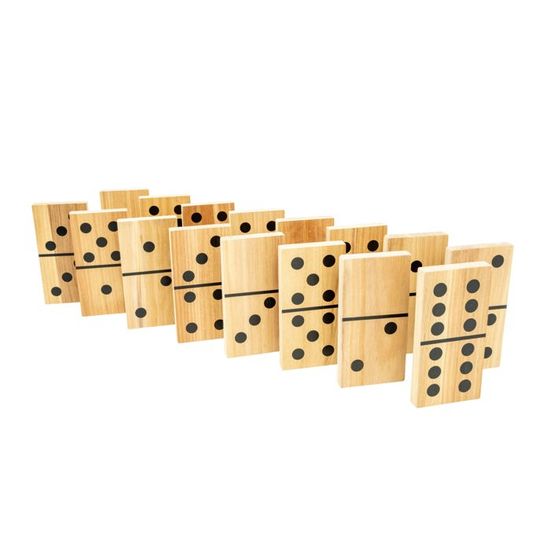 WONDERKIDS – Coffret De 28 Dominos En Bois Multicolores – Jeu Familial Classique